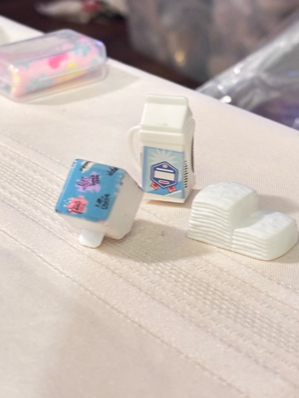 Barbie White and Light Blue Mini Kitchen Accessories Set